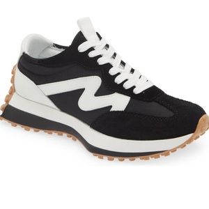Steve Madden Campo Women Sneaker blk/whte-size 8.5 NEW